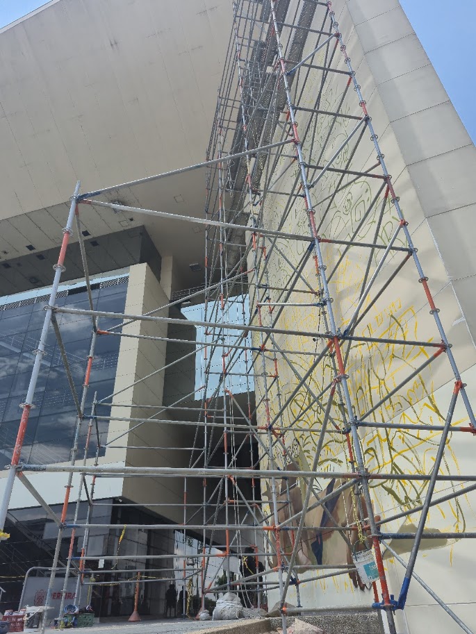 Andamios para fachadas de edificios